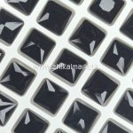 سنگ کریستالی براق مدل مربع مشکی